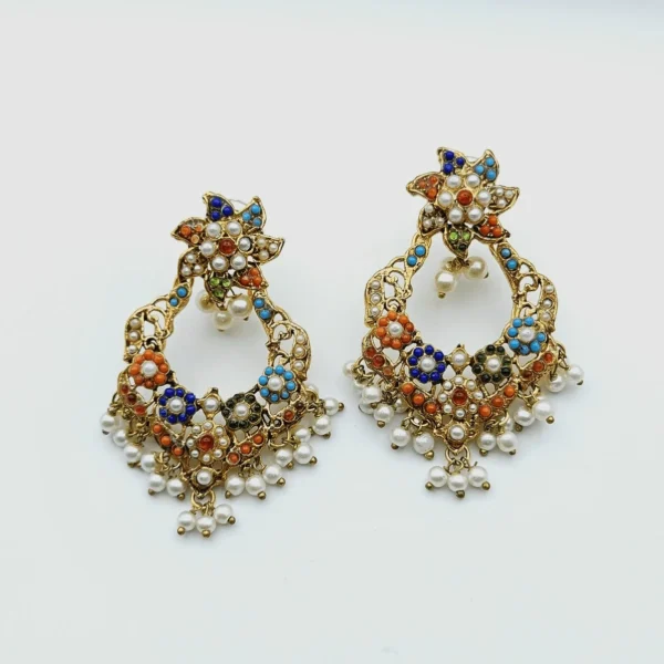 TRADITIONAL DESINGER NAURATEN EARRINGS
