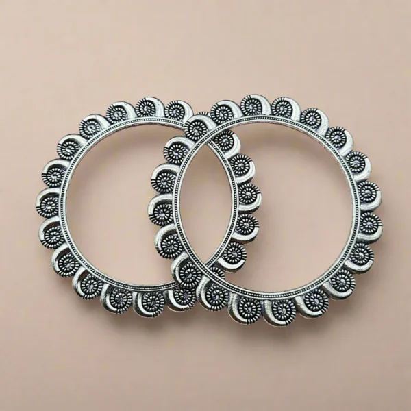 RUBY SILVER BANGLE FOR GILRS / WOMEN's