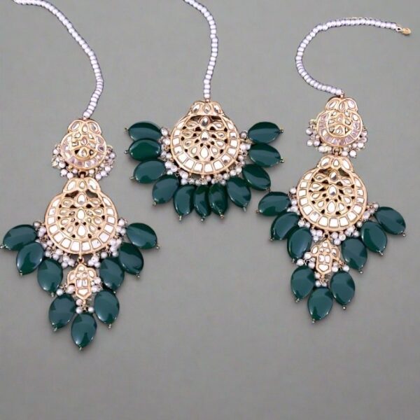 HOSTA EARRINGS & BINDIYA
