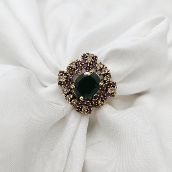 GREEN JARAOO RING FOR GIRLS & WOMEN