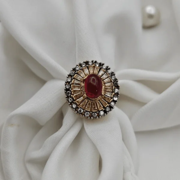 ZOBIA GOLD DESING ADJUSTABLE RING
