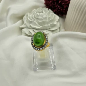 GREEN JARAU ADJUSTABLE RING
